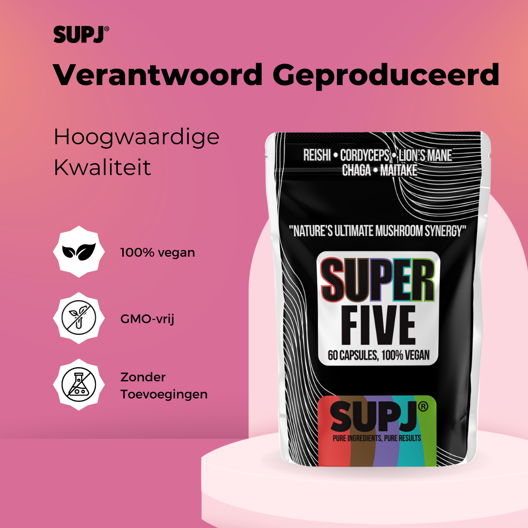 SUPJ Super Five Pilzmischung-Kapseln