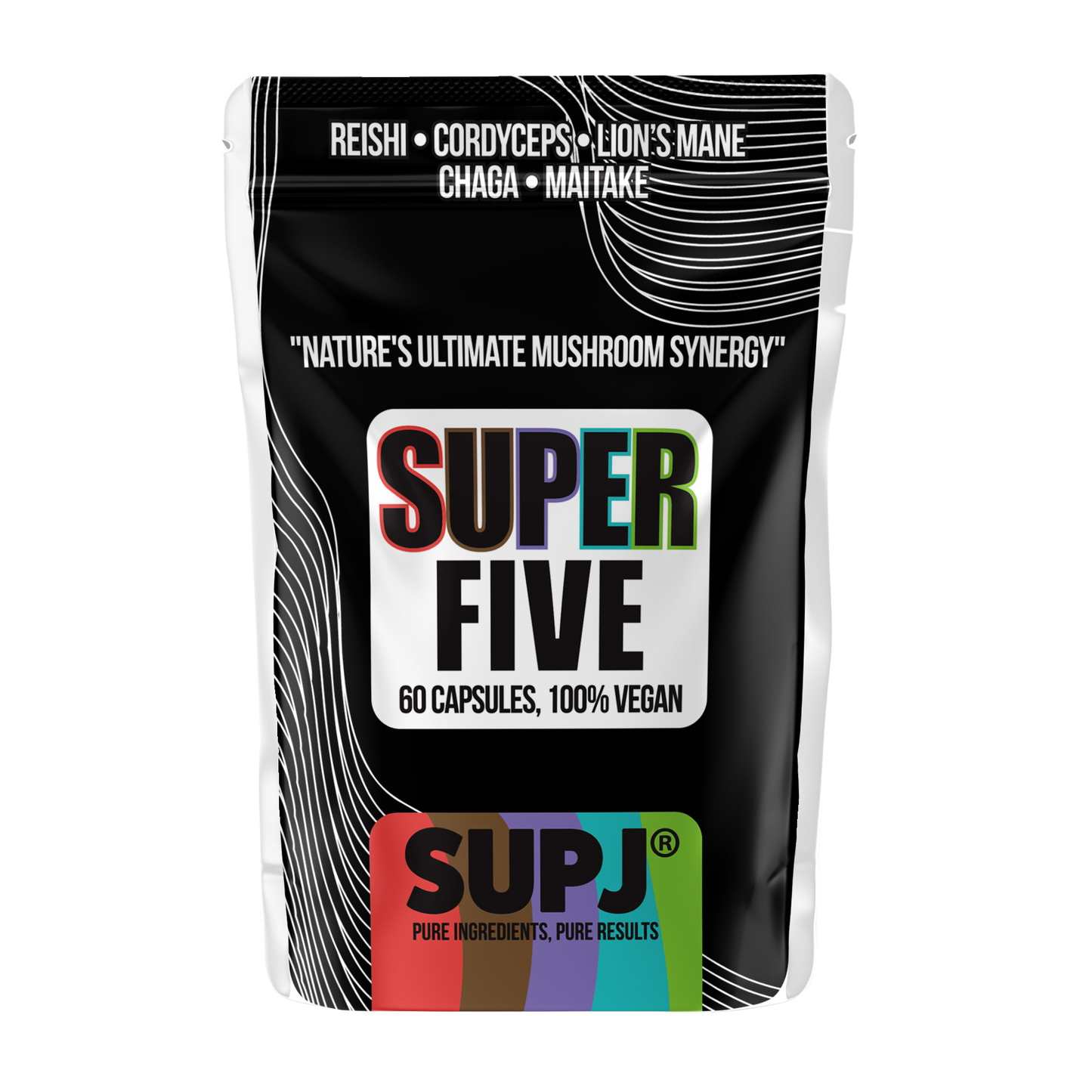 SUPJ Super Five Mushroom Mix capsules